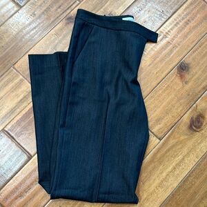 calvin klein straight leg trouser pants black